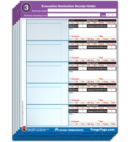 Evac123® Destination Step 3 Receipt Holder Refill Pack - KP Version