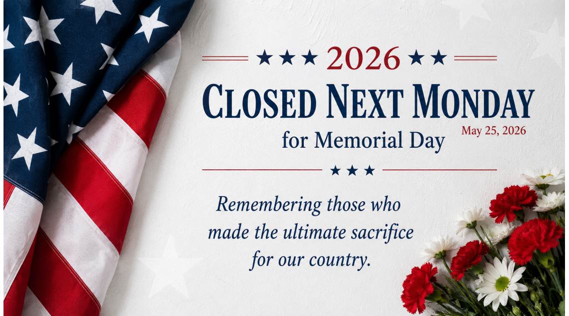 2026 Memorial Day Banner